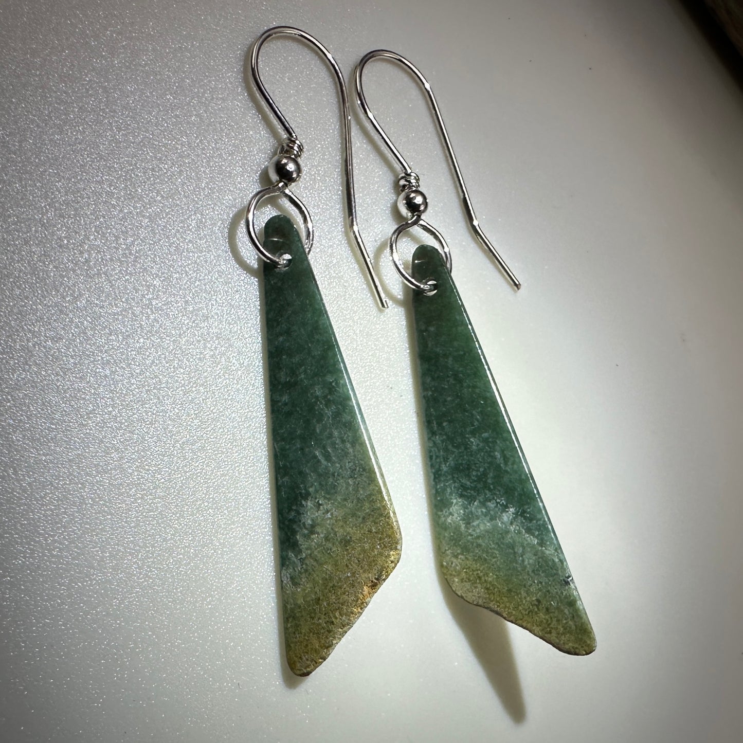 Jade-Guatemalan Sterling Silver Earrings