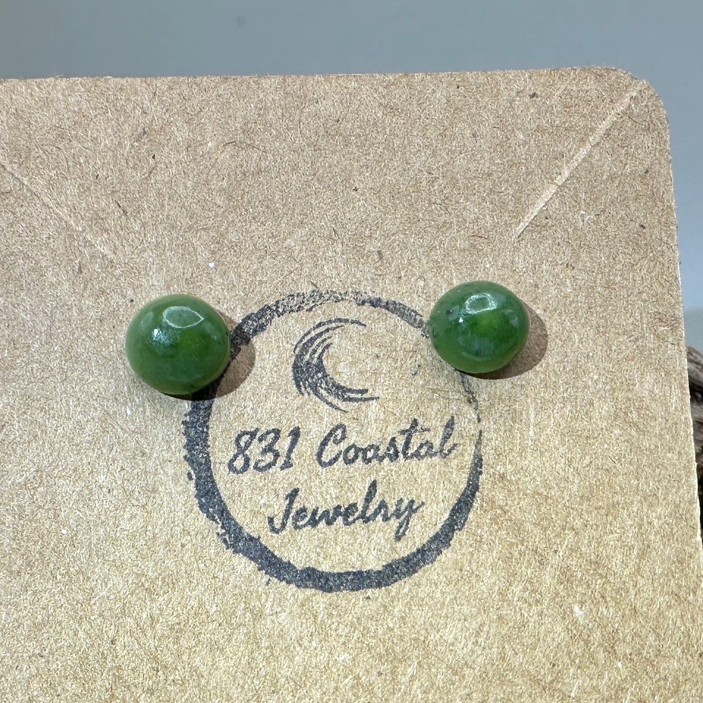 Jade-Persian Sterling Silver Earrings