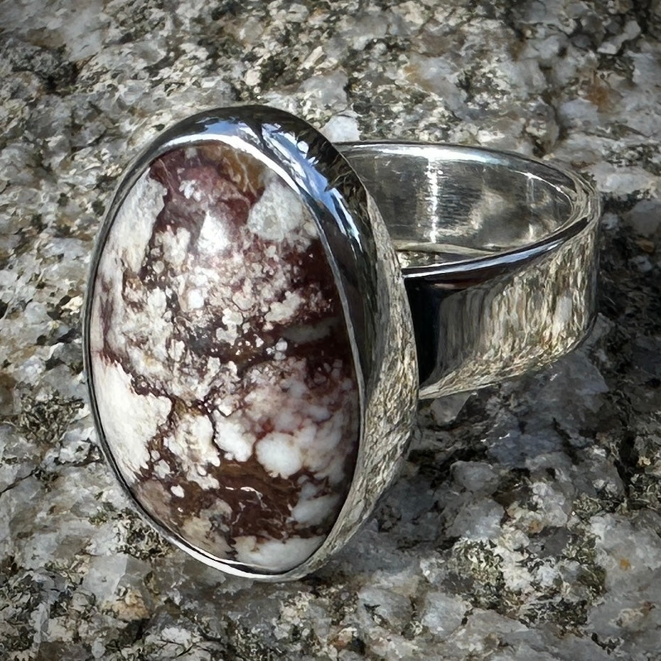 Wild Horse in Sterling Silver size 8.5 band