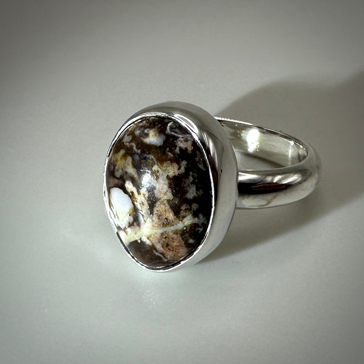 Wild Horse in Sterling Silver size 6 band
