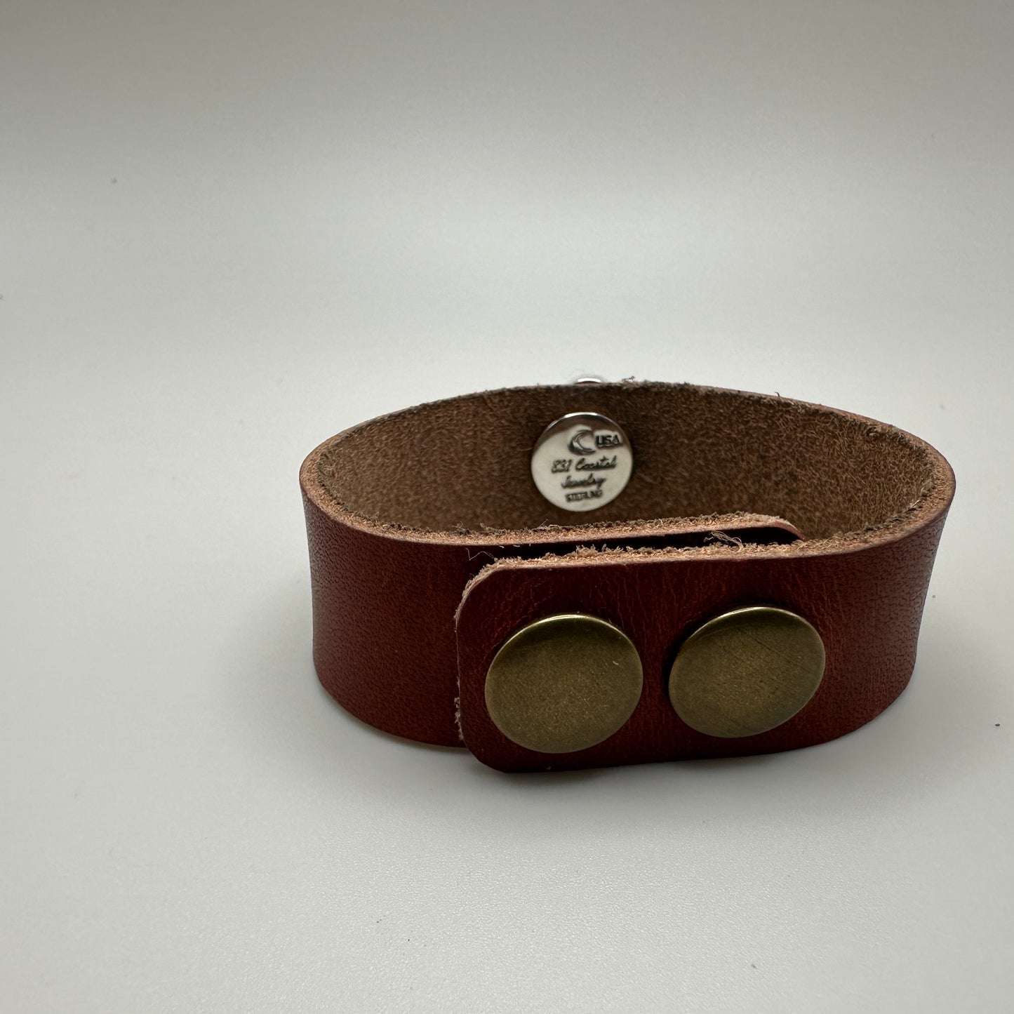 Kingman Turquoise Leather Bracelet
