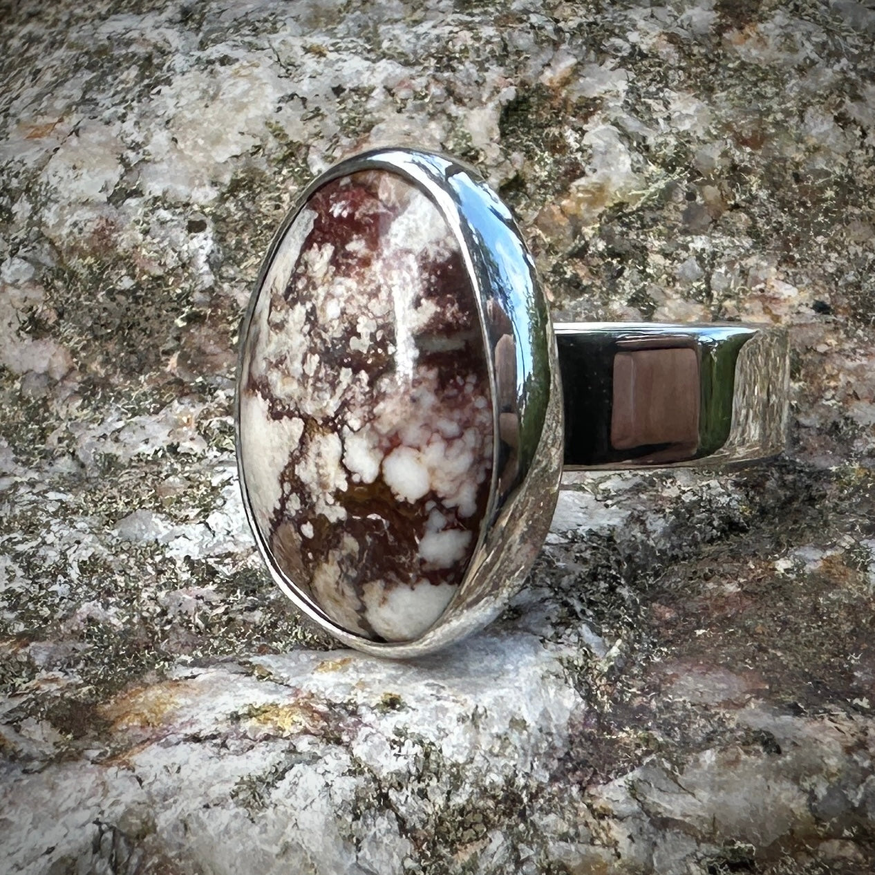 Wild Horse in Sterling Silver size 8.5 band