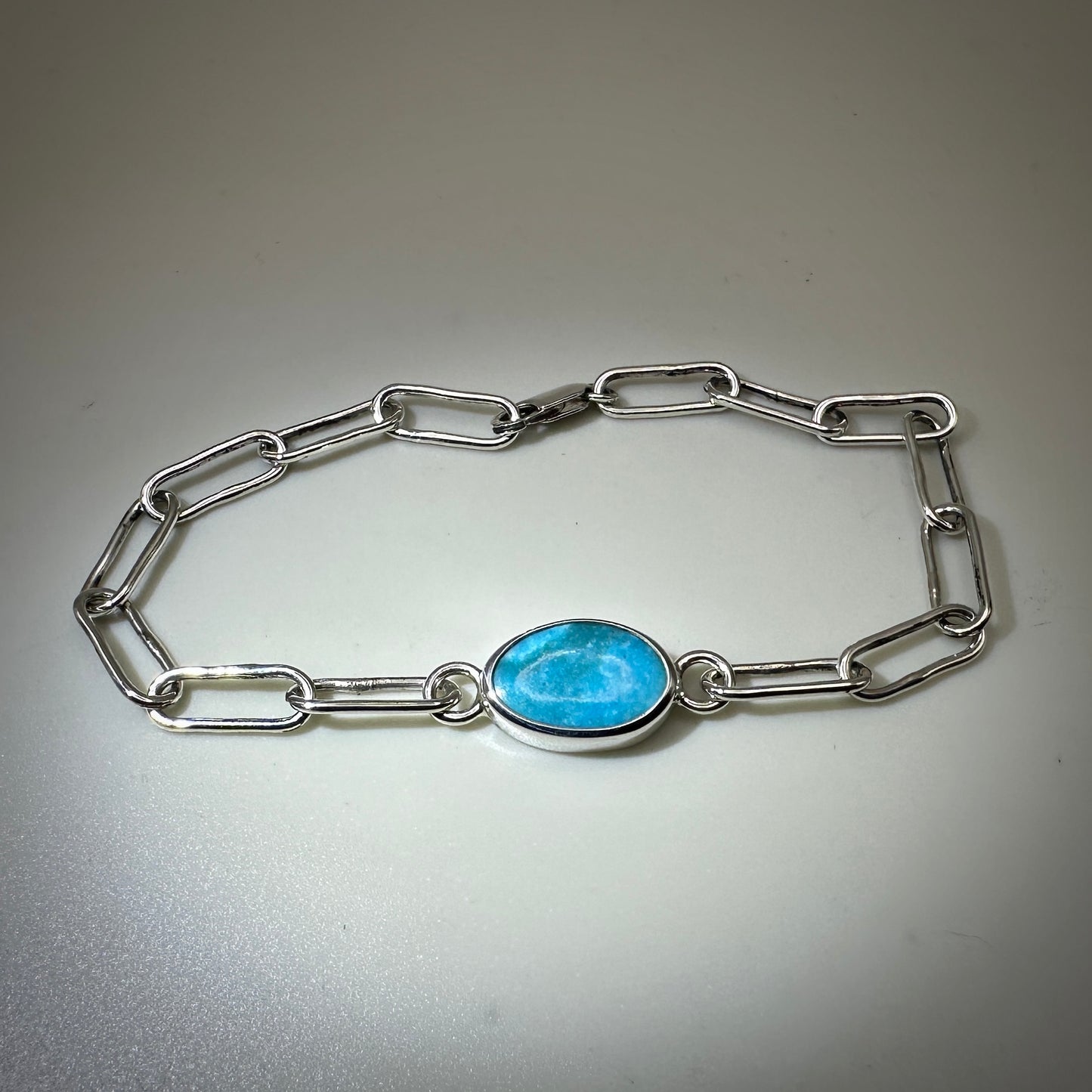 Kingman Turquoise bracelet Sterling Silver