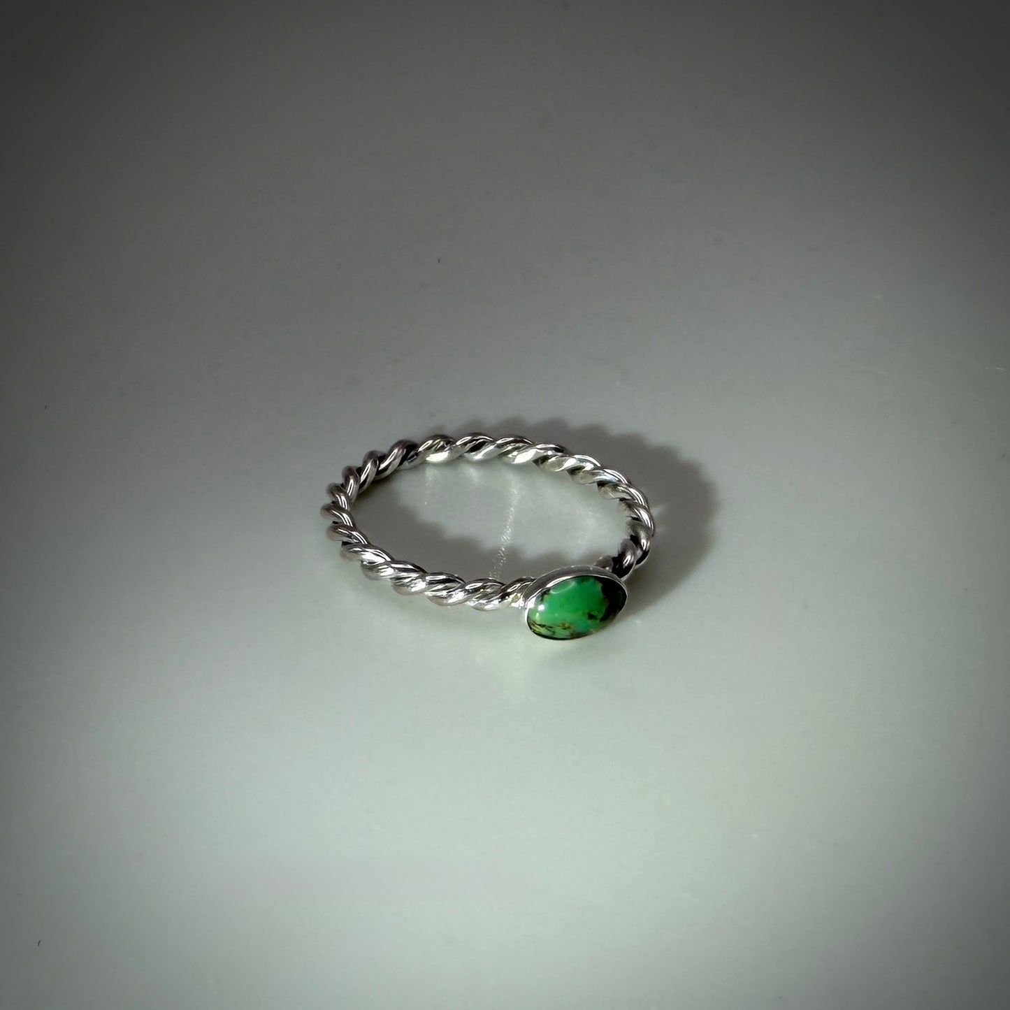 Hubei Turquoise Sterling Silver Ring size 5