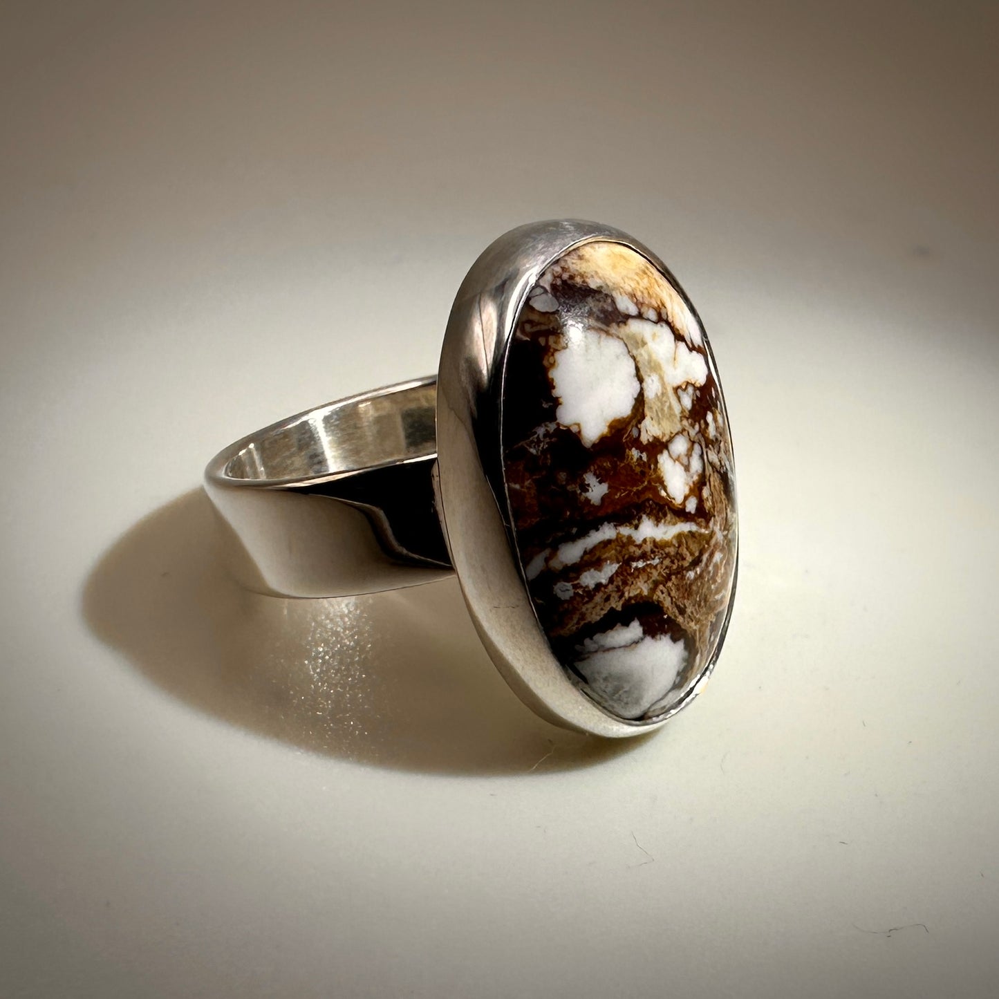 Wild Horse in Sterling Silver size 8 band