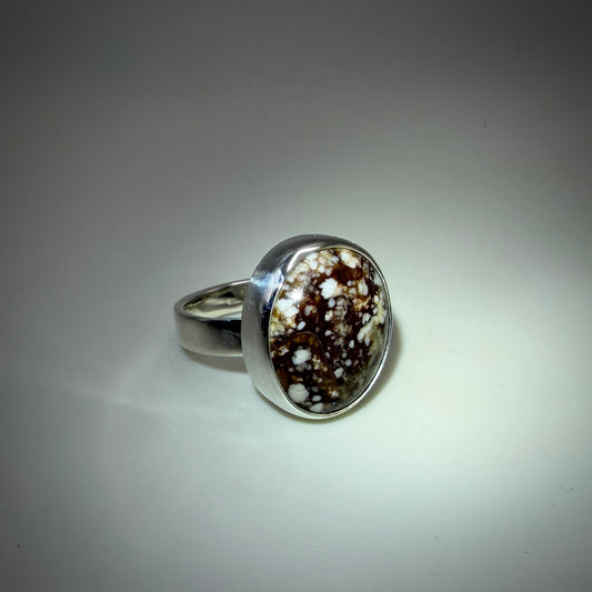 Wild Horse in Sterling Silver size 10 band