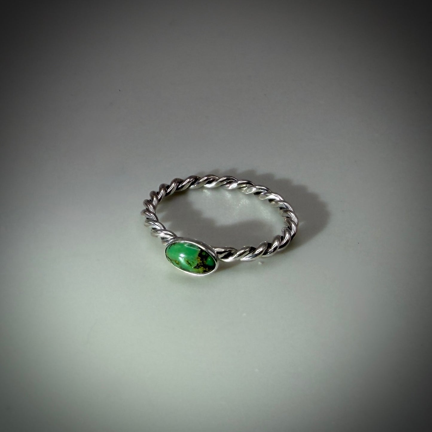 Hubei Turquoise Sterling Silver Ring size 5