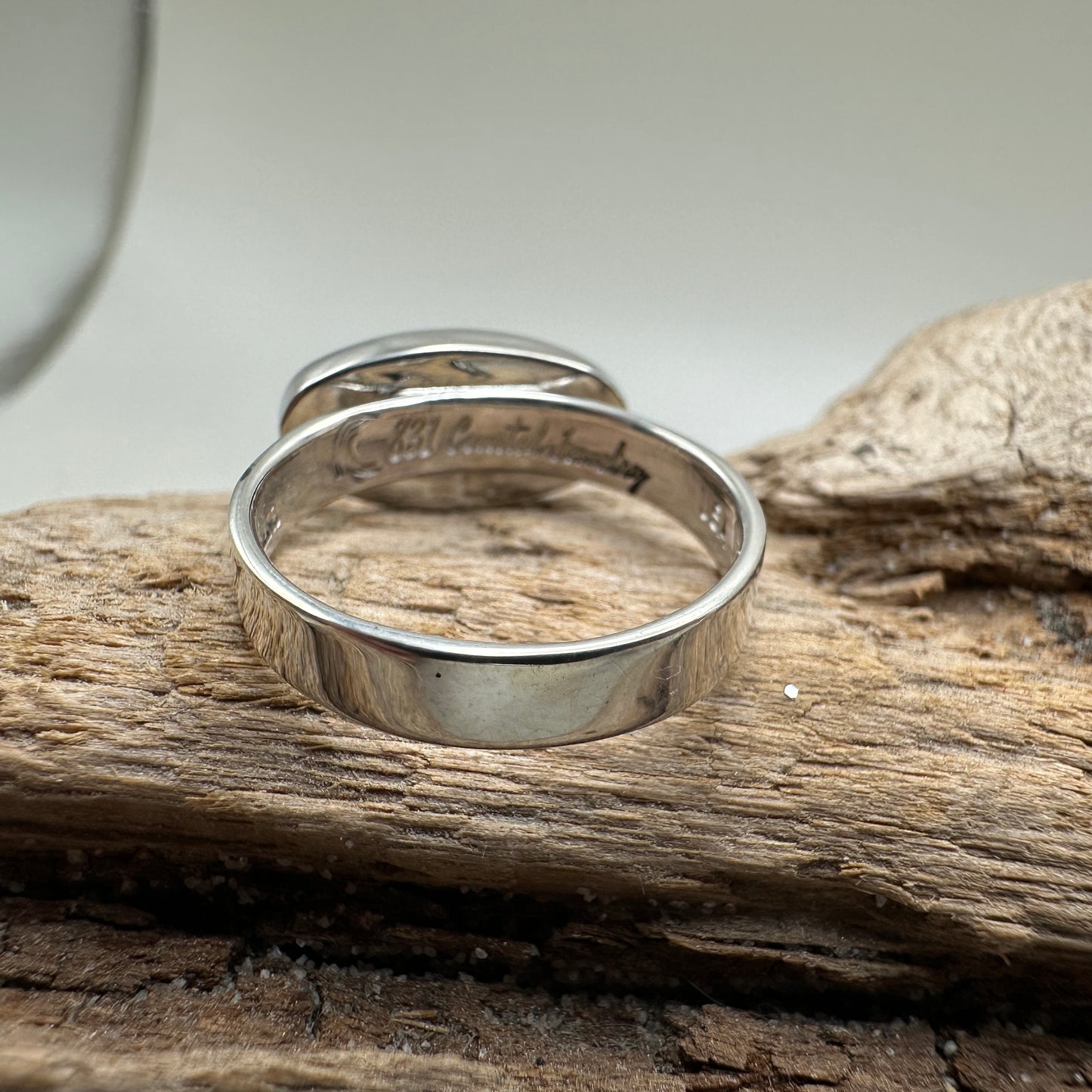 Spiney Oyster Sterling Silver Ring, Size 6