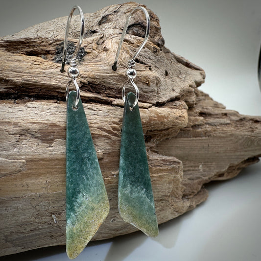 Jade-Guatemalan Sterling Silver Earrings