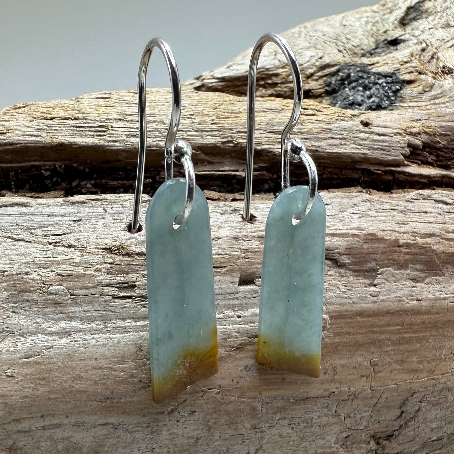 Jade-Guatemalan Sterling Silver Earrings