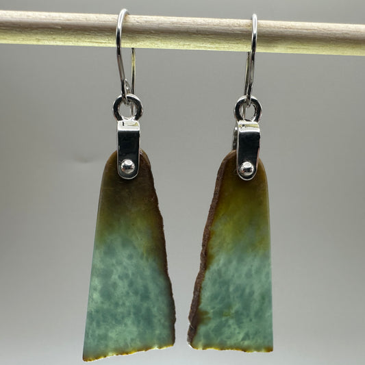 Jade-Guatemalan Sterling Silver Earrings