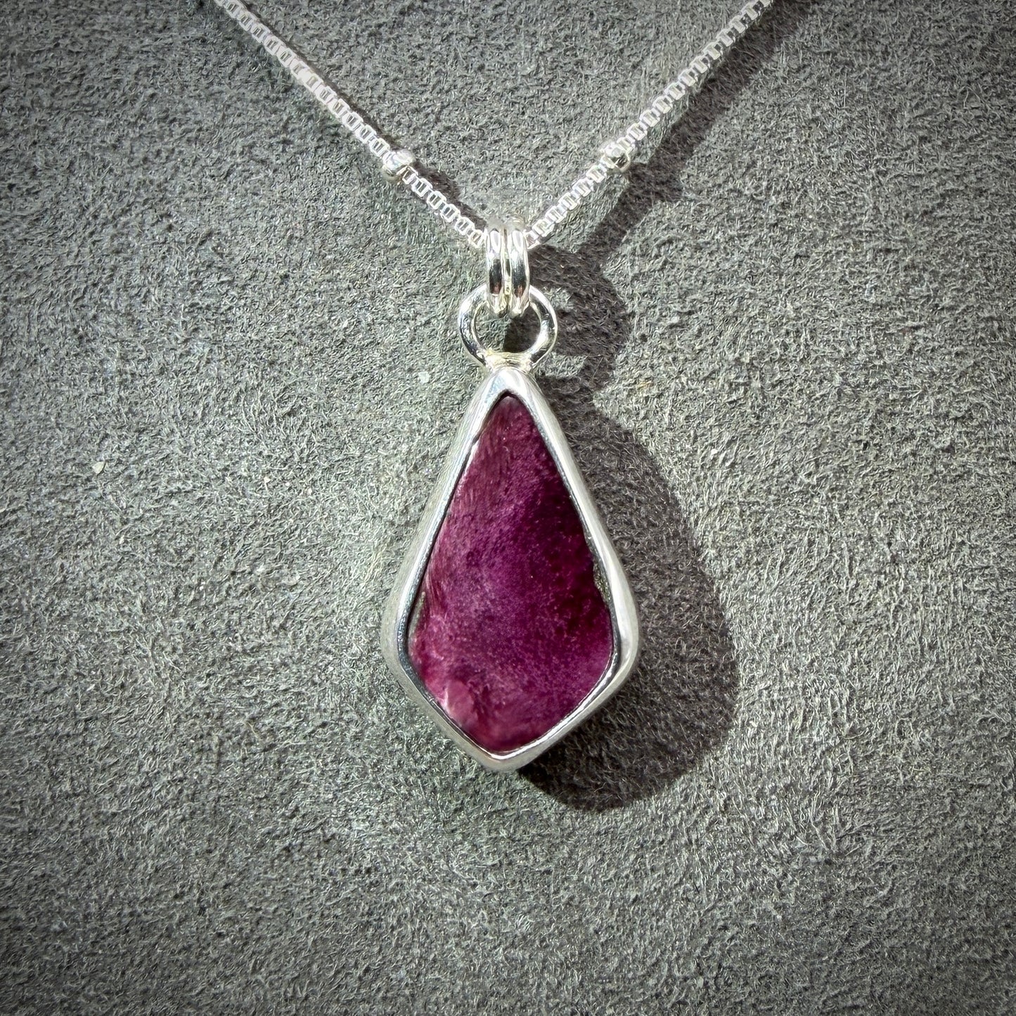 Purple Spiny Oyster Necklace