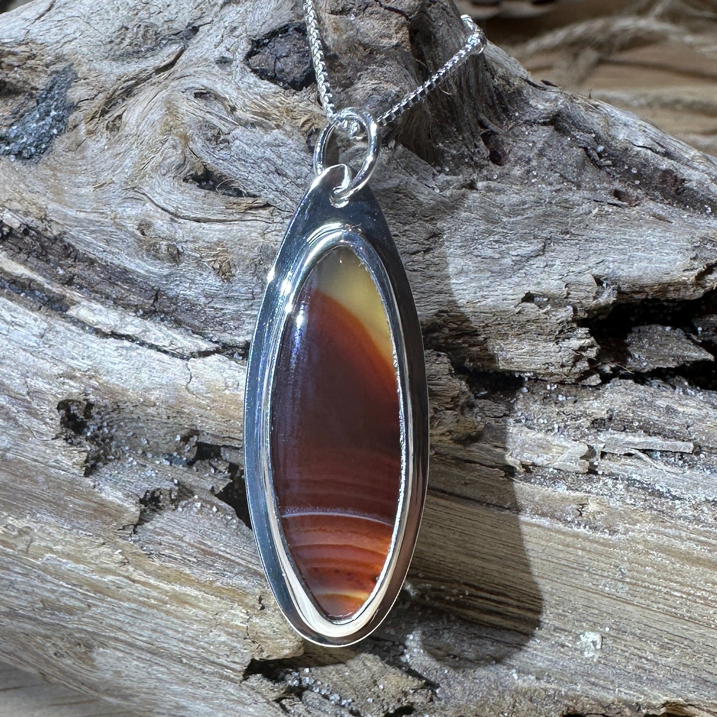 High Grade Montana Agate Necklace