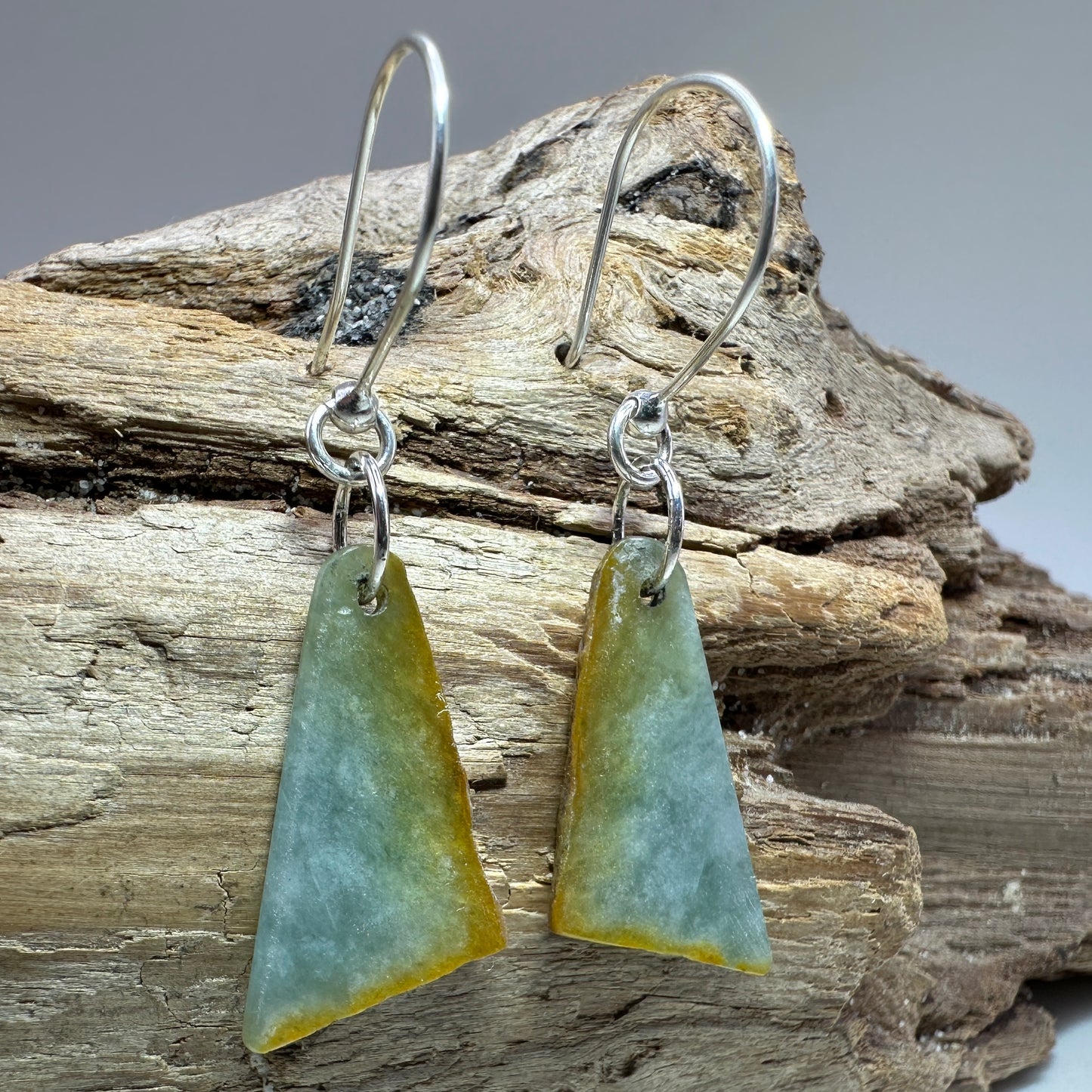 Jade-Guatemalan Sterling Silver Earrings