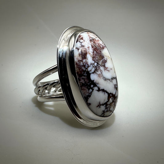Wild Horse in Sterling Silver size 8.5 band