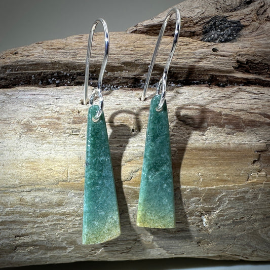 Jade-Guatemalan Sterling Silver Earrings