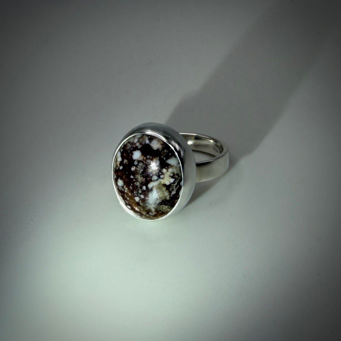Wild Horse in Sterling Silver size 10 band