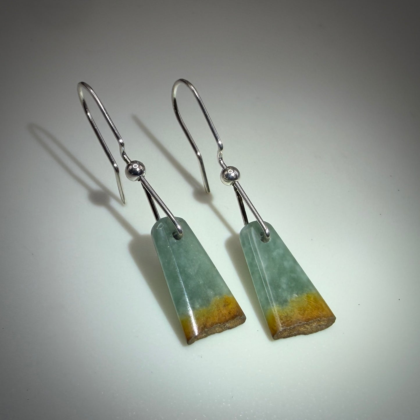 Jade-Guatemalan Sterling Silver Earrings