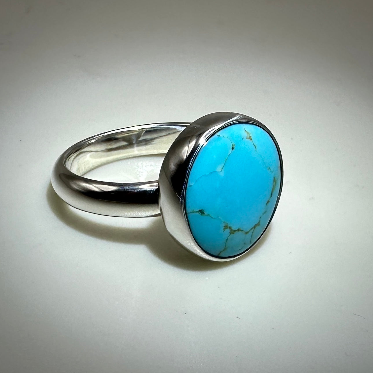 Maria Turquoise in Sterling Silver size 8.5