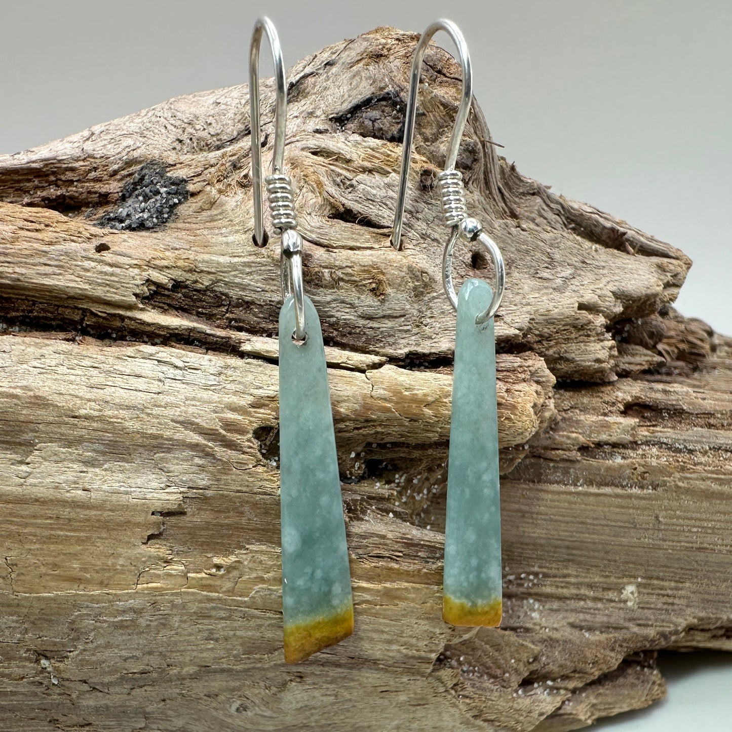 Jade-Guatemalan Sterling Silver Earrings