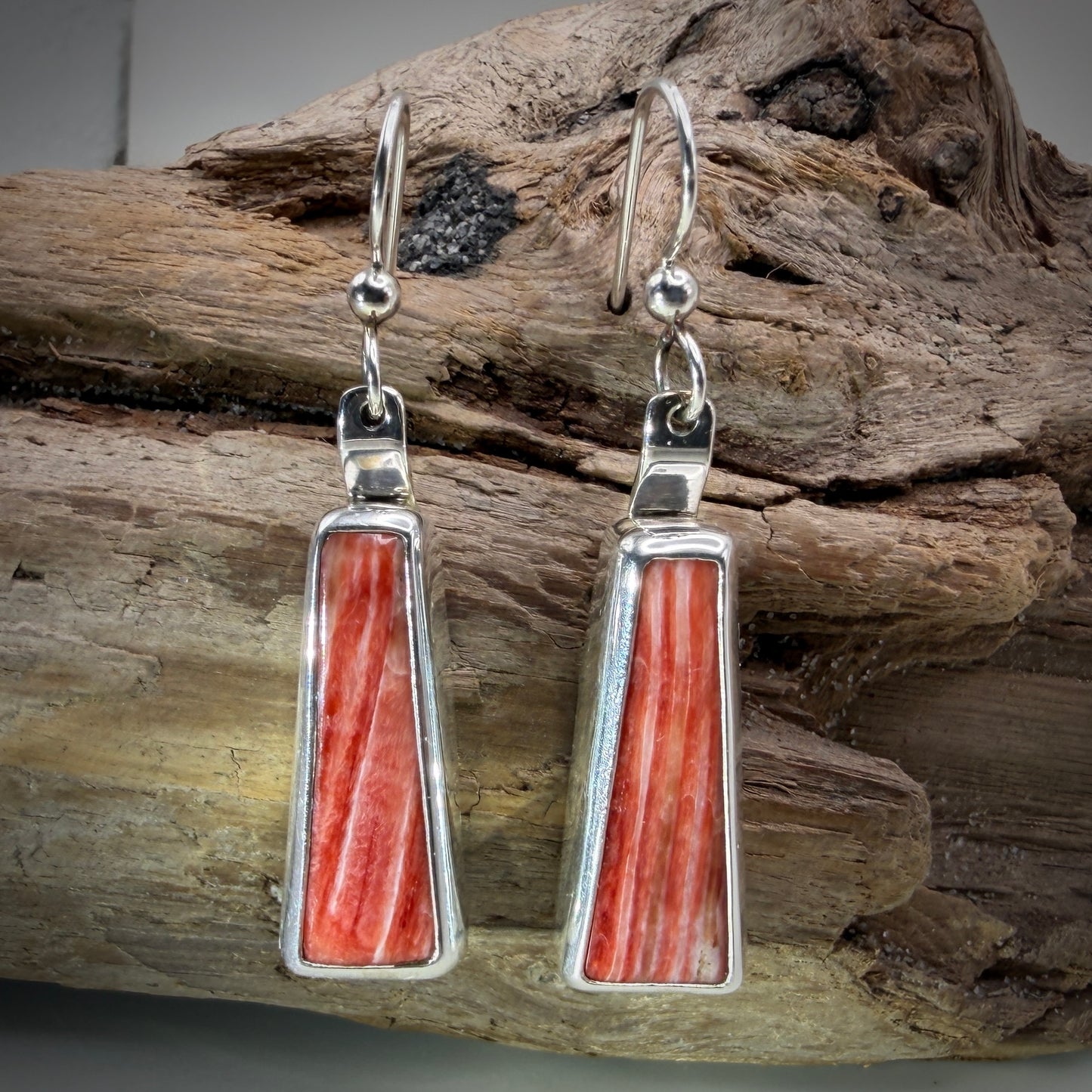 Spiny Oyster Sterling Silver Earrings