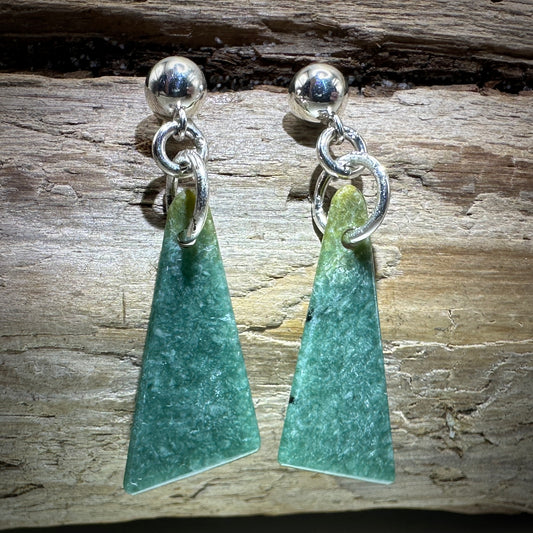 Jade-Guatemalan Sterling Silver Earrings