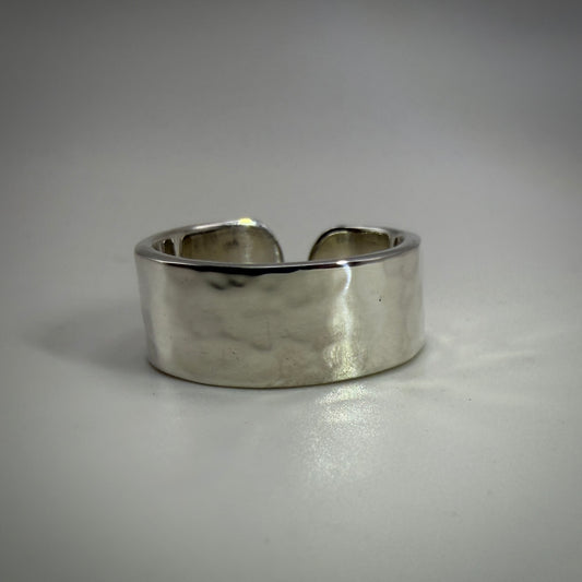 Hammered Sterling Silver Band, Size 7 (adjustable)