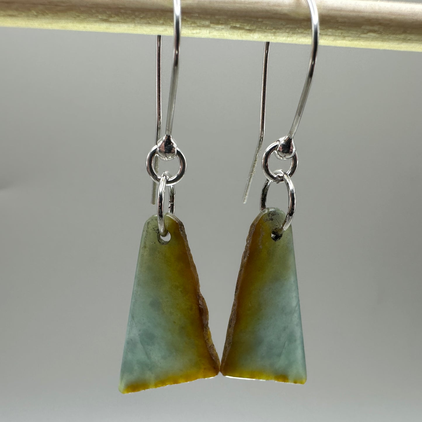 Jade-Guatemalan Sterling Silver Earrings