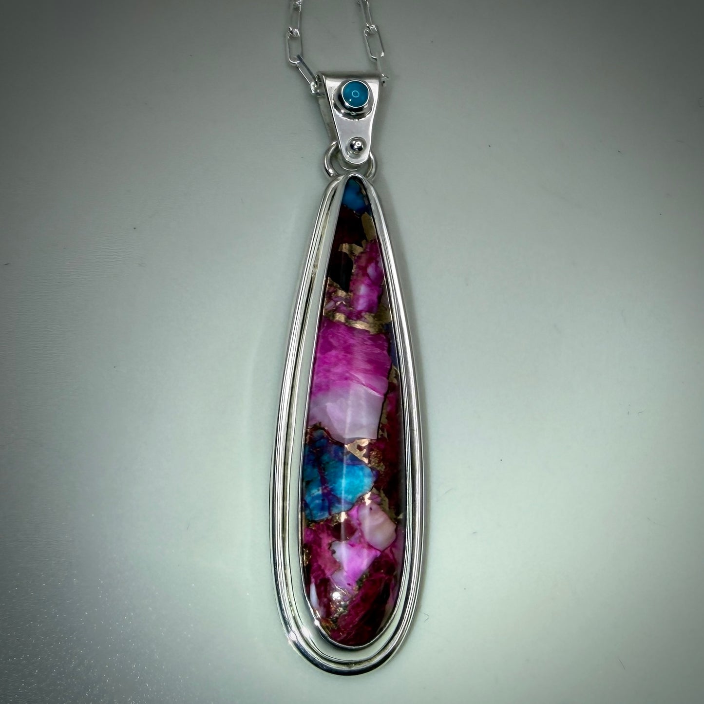 Kingman Purple Dahlia Necklace
