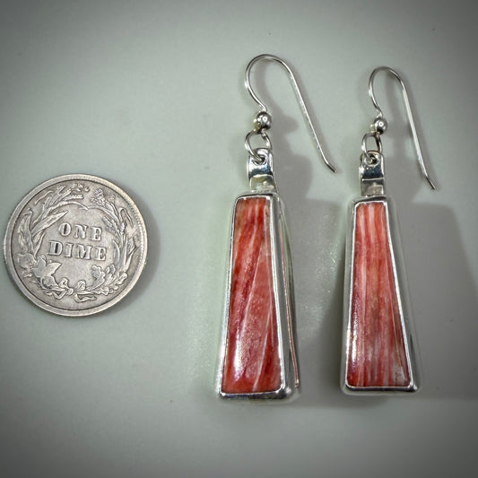 Spiny Oyster Sterling Silver Earrings