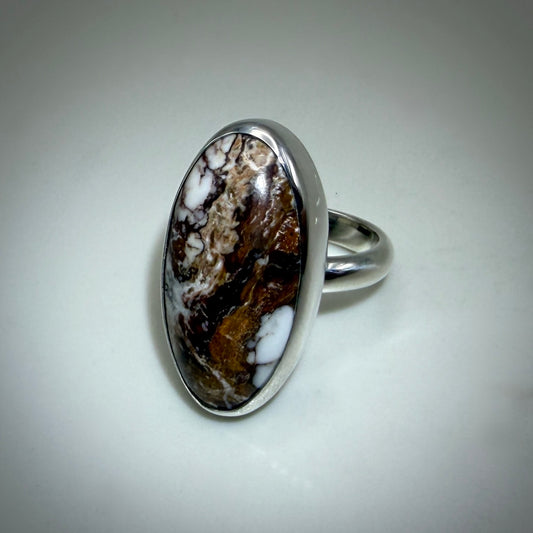 Wild Horse in Sterling Silver size 7.5 band