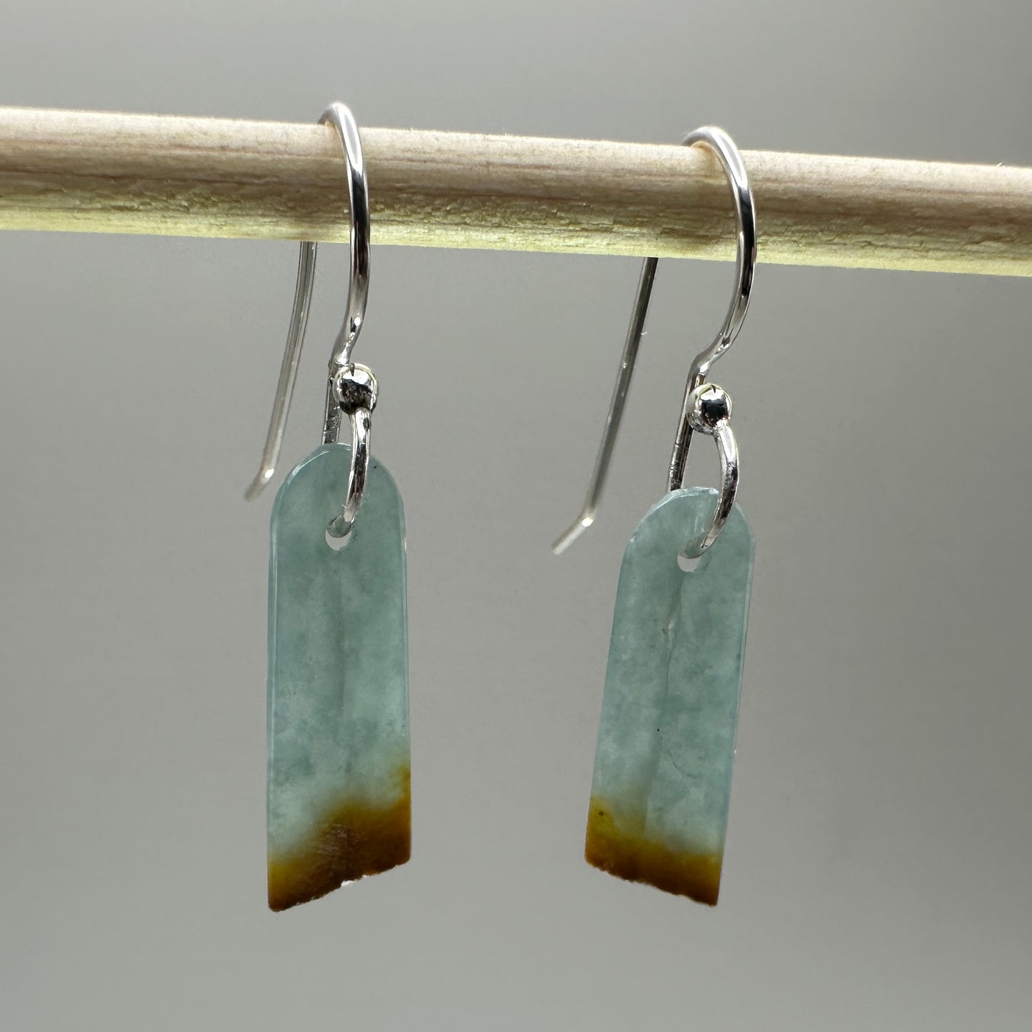 Jade-Guatemalan Sterling Silver Earrings