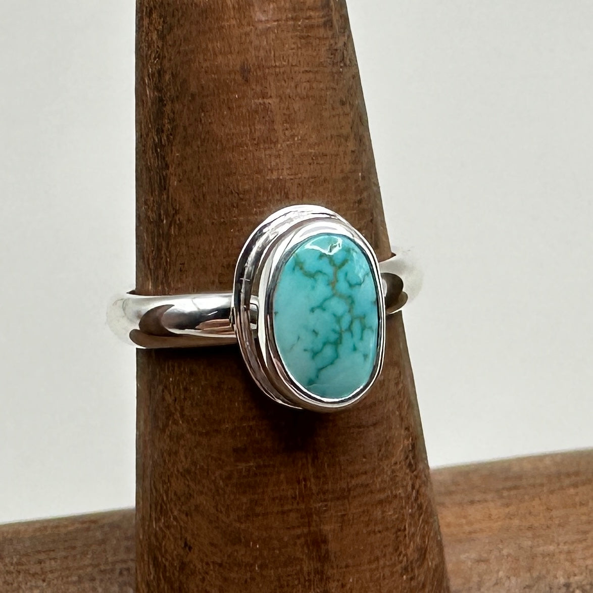 Royston Turquoise Sterling Silver Ring, Size 5.5